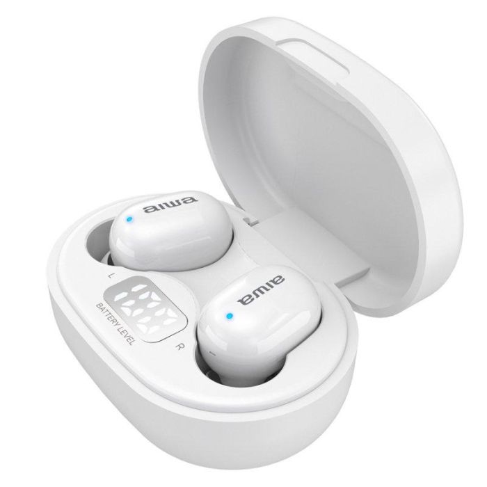 Auriculares Inalambricos Aiwa Ebtw - 150 Bluetooth Blanco 2 Auriculares Inalambricos Aiwa Ebtw - 150 Bluetooth Blanco 2