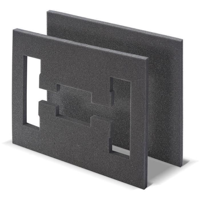 Inserto de espuma - TOOD - 2 piezas - Para maletín profesional - Encajable - 40x30x4 cm Inserto de espuma - TOOD - 2 piezas - Para maletín profesional - Encajable - 40x30x4 cm