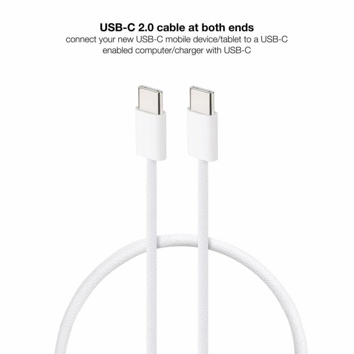 Cable USB NANOCABLE 10.01.6002-CO 2 m Blanco (1 unidad) 10 Cable USB NANOCABLE 10.01.6002-CO 2 m Blanco (1 unidad) 10