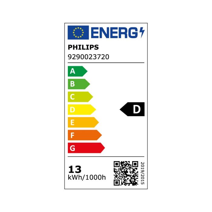 Bombilla standard led e27 13w 2000lm 6500k luz fria ø7x12,1cm. philips 2