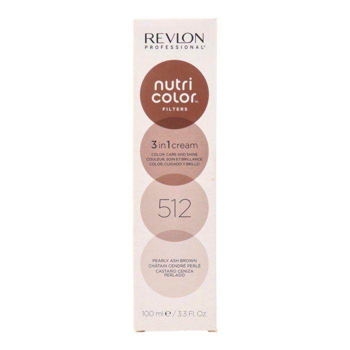 Revlon Nutri Color Filters Mascarilla de Color 3 en 1 512 Castaño Ceniza Perlado 100 ml Revlon Nutri Color Filters Mascarilla de Color 3 en 1 512 Castaño Ceniza Perlado 100 ml