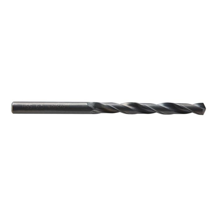 Wolfcraft Broca para Metal HSS Laminada ø6.5x101mm, Longitud Trabajo 63mm, Punta 118°, Alta Resistencia a la Rotura Wolfcraft Broca para Metal HSS Laminada ø6.5x101mm, Longitud Trabajo 63mm, Punta 118°, Alta Resistencia a la Rotura