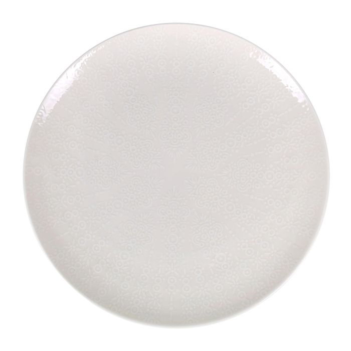 Plato Llano Coruña 25.5 cm Porcelana Ivory Santa Clara - Lavavajillas y Microondas (6 Unidades) 1 Plato Llano Coruña 25.5 cm Porcelana Ivory Santa Clara - Lavavajillas y Microondas (6 Unidades) 1