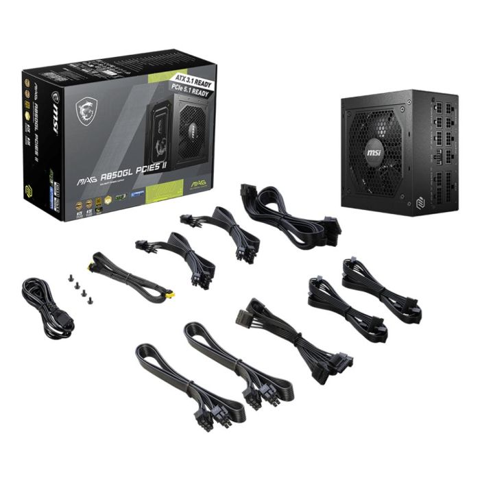 Fuente Alimentacion Msi Mag A850 grl Gaming 3 Fuente Alimentacion Msi Mag A850 grl Gaming 3