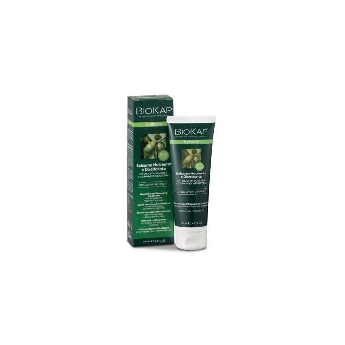 Biokap Bálsamo Acondicionador Bio 125ml - Hidratante y Desenredante para Cabello Opaco, Quebradizo, Puntas Abiertas y Sin Brillo
