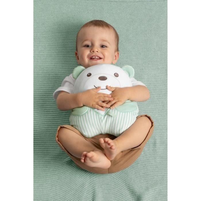 Osito de peluche suave - CHICCO - Verde - Desde el nacimiento 1 Osito de peluche suave - CHICCO - Verde - Desde el nacimiento 1