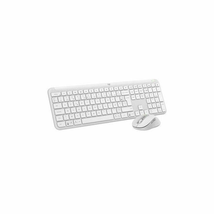 Teclado y Ratón Logitech Blanco Francés Azerty Francés