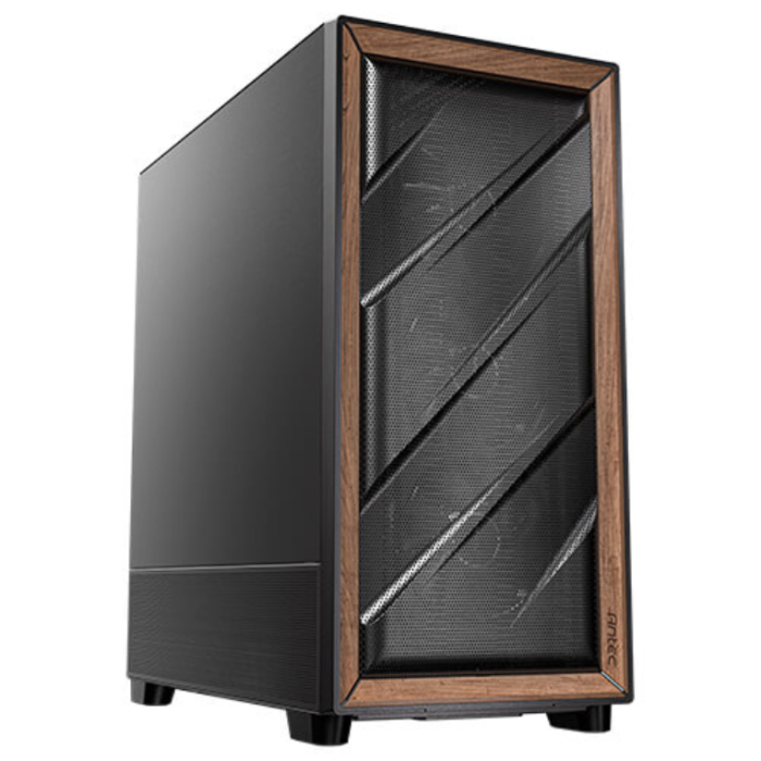 Antec FLUX SE Midi Tower PC Negro, Madera