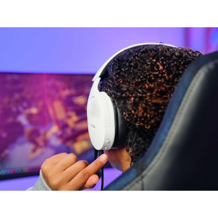 Trust Gaming GXT 489 Fayzo Auriculares Gaming con Micrófono Desmontable Jack 3.5 Blancos Sostenibles Multiplataforma PC Consolas 50mm 2 Trust Gaming GXT 489 Fayzo Auriculares Gaming con Micrófono Desmontable Jack 3.5 Blancos Sostenibles Multiplataforma PC Consolas 50mm 2