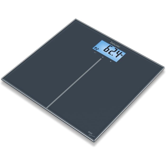 Beurer GS-280 Báscula Digital Diagnóstica Vidrio, Cálculo IMC, Pantalla LCD, Encendido Automático