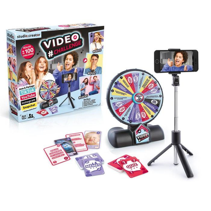 Canal Toys Video Challenge Juego de mesa – Más de 100 desafíos para +10 años en español, inglés, francés, alemán, portugués