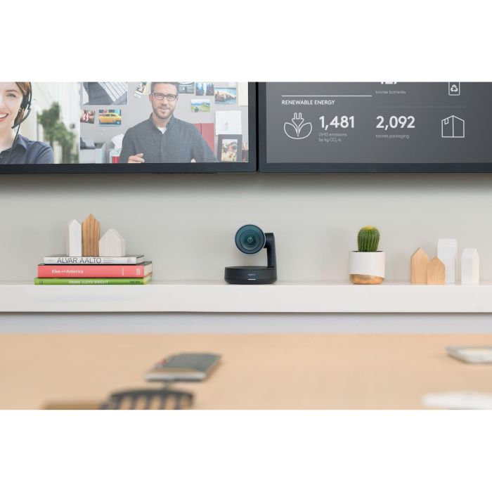 Logitech Cámara PTZ Rally 960-001227 4K Zoom 15x FOV 90° Negro 5