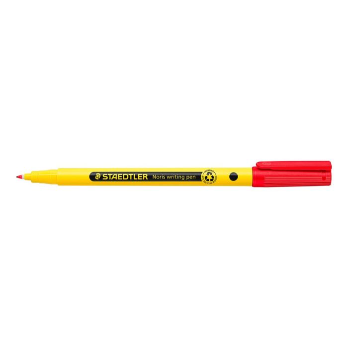 Rotulador Staedtler Noris Writing Pen 307 Tinta Base De Agua Punta Fina Trazo 0,6 mm Rojo 10 unidades 2