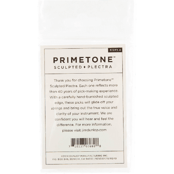 Dunlop Pack 3 Púas Primetone Sculpted Plectra Triangle - 1,4 Mm 4