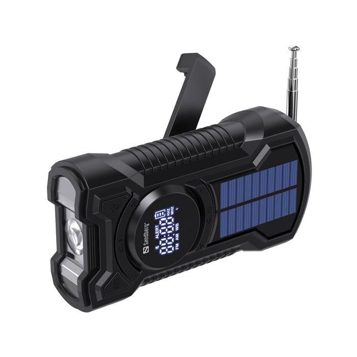 Sandberg Survivor All-in-1 5000 Powerbank, Altavoz Bluetooth, Radio AM/FM, Linterna y Lámpara de Lectura con Carga Solar/Manivela 0 Sandberg Survivor All-in-1 5000 Powerbank, Altavoz Bluetooth, Radio AM/FM, Linterna y Lámpara de Lectura con Carga Solar/Manivela 0