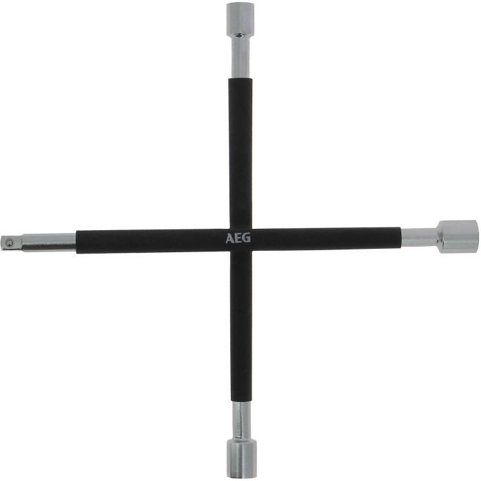 Extractor Llave Cruzada Reforzada para Ruedas con 3 Enchufes 17/19/21 mm y 1/2 Pulgada Cuadrado Acero Inoxidable Antideslizante 4 Extractor Llave Cruzada Reforzada para Ruedas con 3 Enchufes 17/19/21 mm y 1/2 Pulgada Cuadrado Acero Inoxidable Antideslizante 4