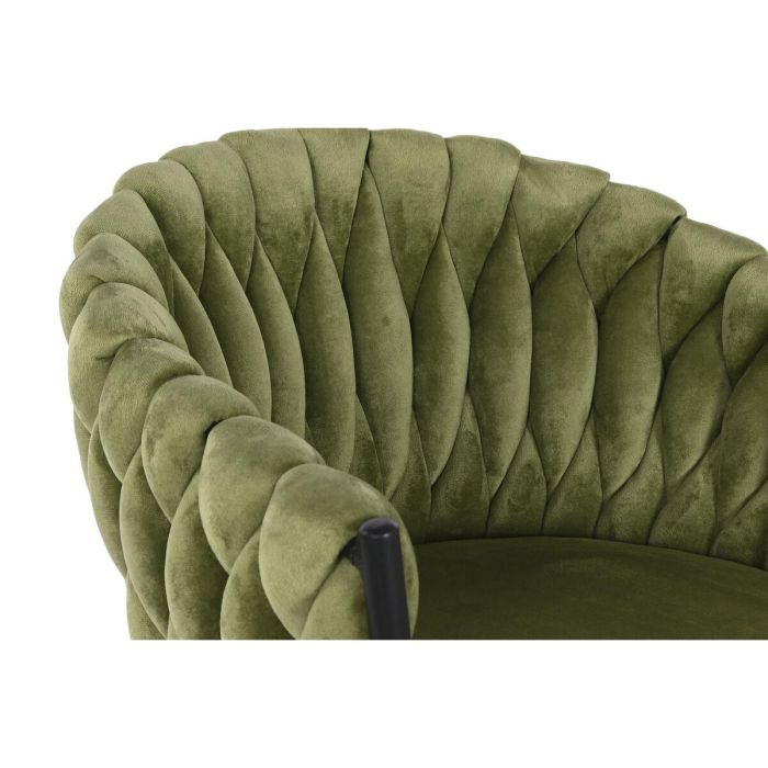 Taburete Moderno DKD Home Decor Verde Negro 58 x 101 x 53 cm 4 Taburete Moderno DKD Home Decor Verde Negro 58 x 101 x 53 cm 4