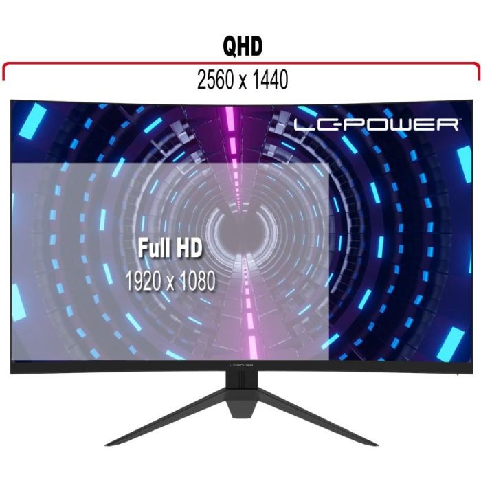 LC-Power LC-M32-QHD-165-V2 Monitor Curvo 31.5" Quad HD 165Hz VA Negro 2 LC-Power LC-M32-QHD-165-V2 Monitor Curvo 31.5" Quad HD 165Hz VA Negro 2