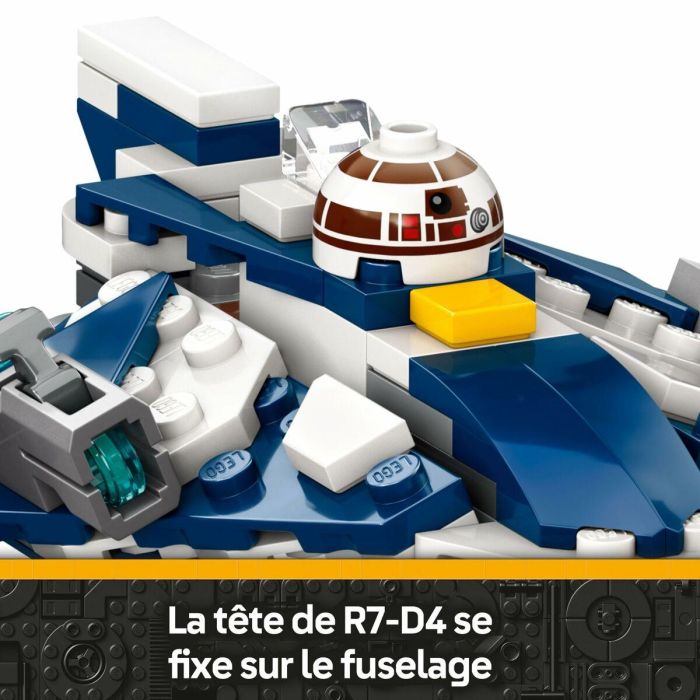Lego Star Wars 75400 The Clone Wars Jedi Fighter Microfighter de Plo Koon - Juego para niños de 6 años 2