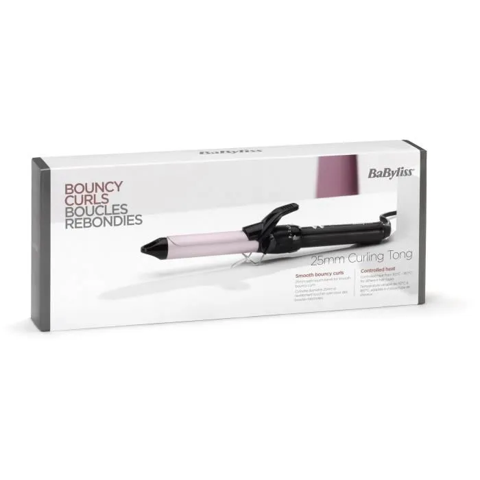 Babyliss Rizador C325E Sublim'touch, Plancha de Pelo con Diámetro 25 mm y Recubrimiento Táctil Sublim® para Ondas Definidas y Duraderas 2 Babyliss Rizador C325E Sublim'touch, Plancha de Pelo con Diámetro 25 mm y Recubrimiento Táctil Sublim® para Ondas Definidas y Duraderas 2