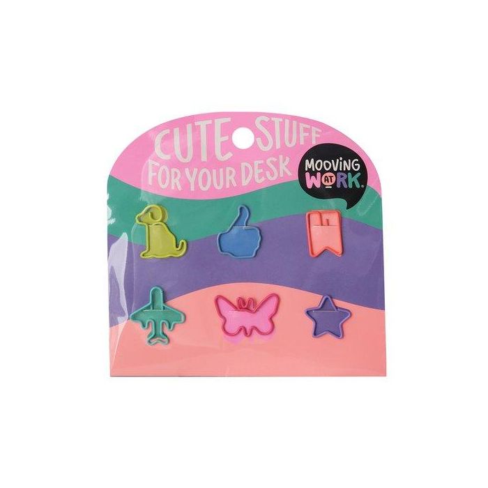 Clip Color Mooving Formas 6 Piezas
