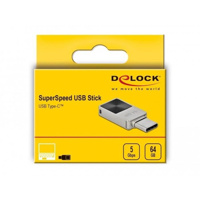 STICK DELOCK Mini USB 5Gbps USB-C Speicherstick 64GB Metallgehäuse 4 STICK DELOCK Mini USB 5Gbps USB-C Speicherstick 64GB Metallgehäuse 4