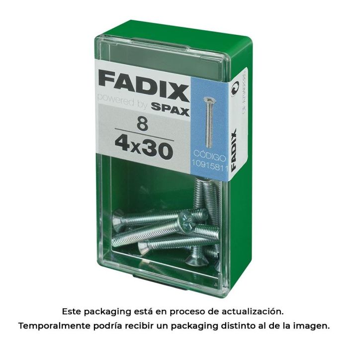 Caja s 8 unid. tornillo metrica cp m 4x30mm fadix