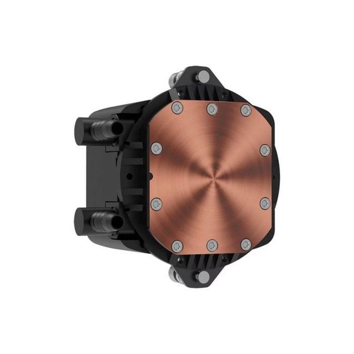 Hiditec LDCR10004 Sistema Refrigeración Líquida LQ240 Negro 2x120mm ARGB PWM FDB, compatible Intel LGA 1700/1200 y AMD AM5/AM4 3