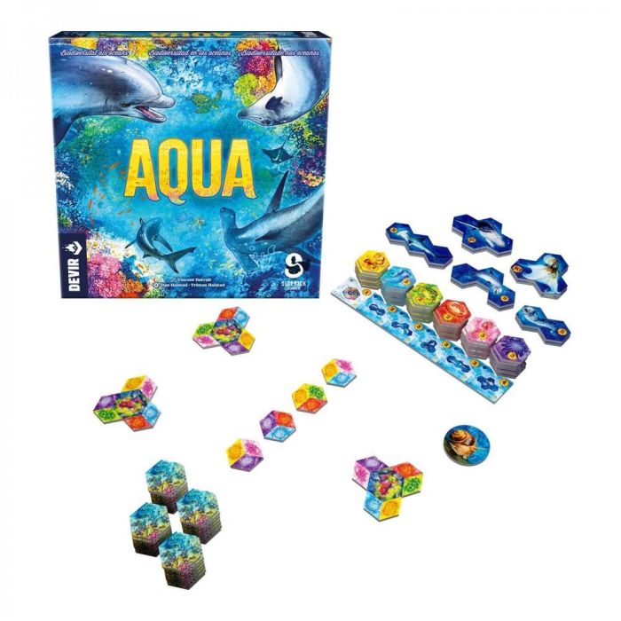 Devir Juego de Mesa Aqua - Aventura Submarina en un Arrecife de Coral para 1-4 Jugadores 3 Devir Juego de Mesa Aqua - Aventura Submarina en un Arrecife de Coral para 1-4 Jugadores 3