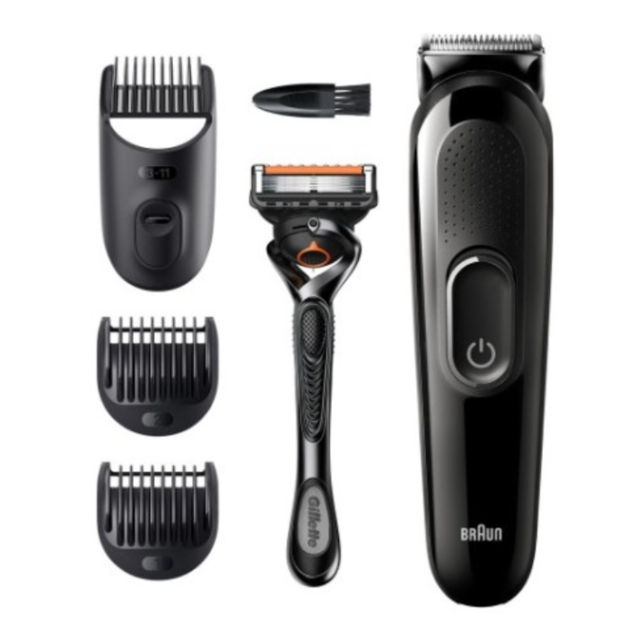 Braun SK3300 Cortapelos Styling Kit 4 en 1 con Batería y 3 Accesorios + Gillette Proglide Braun SK3300 Cortapelos Styling Kit 4 en 1 con Batería y 3 Accesorios + Gillette Proglide