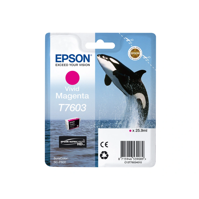Epson SureColor SC-P600 Tinta Magenta Vivo Original Inkjet 1