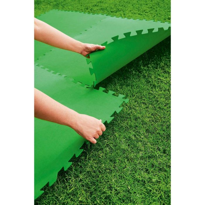 BESTWAY Juego de 9 alfombrillas protectoras preformadas - 78 x 78 cm 1 BESTWAY Juego de 9 alfombrillas protectoras preformadas - 78 x 78 cm 1
