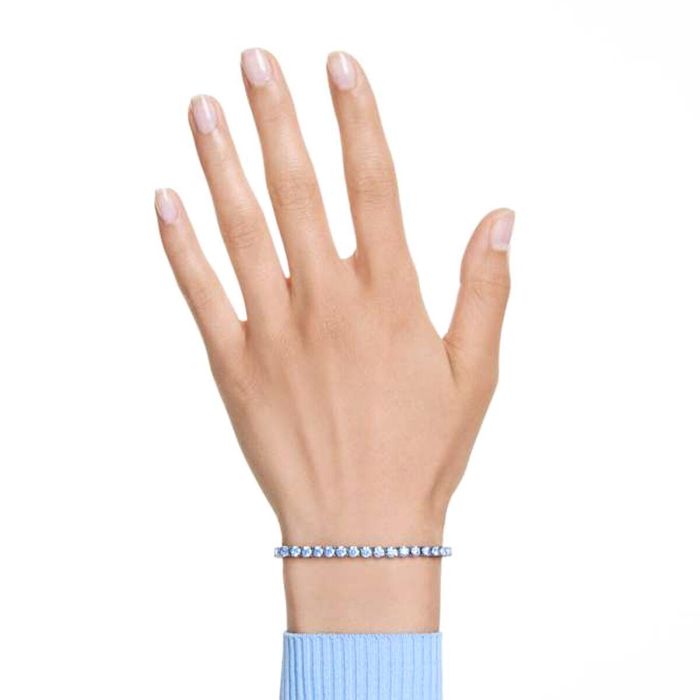 Pulsera Mujer Swarovski 5743440 Azul Plateado 1