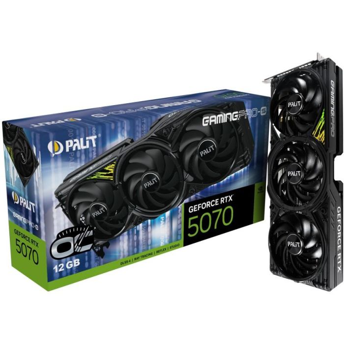 Palit RTX5070 GamingPro-S OC 12GB GDDR7 HDMI 3xDP 9 Palit RTX5070 GamingPro-S OC 12GB GDDR7 HDMI 3xDP 9