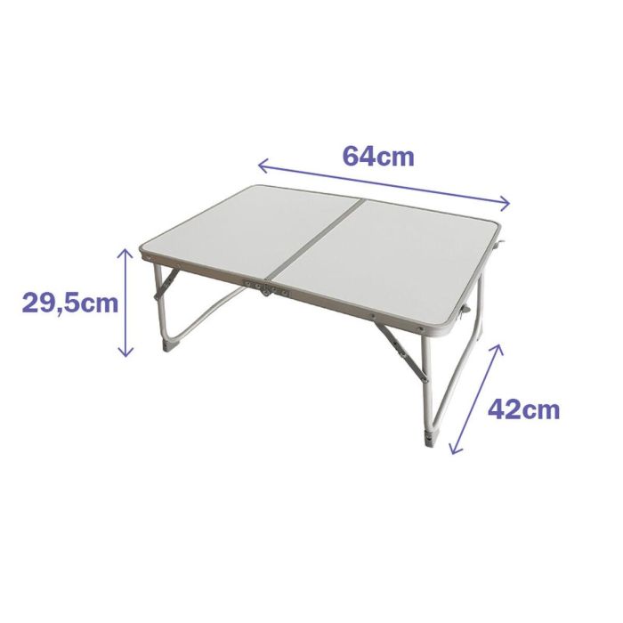 Marbueno Mesa Plegable Aluminio D13 Surtida Camping y Playa 64X42X29,5 cm 10440 1