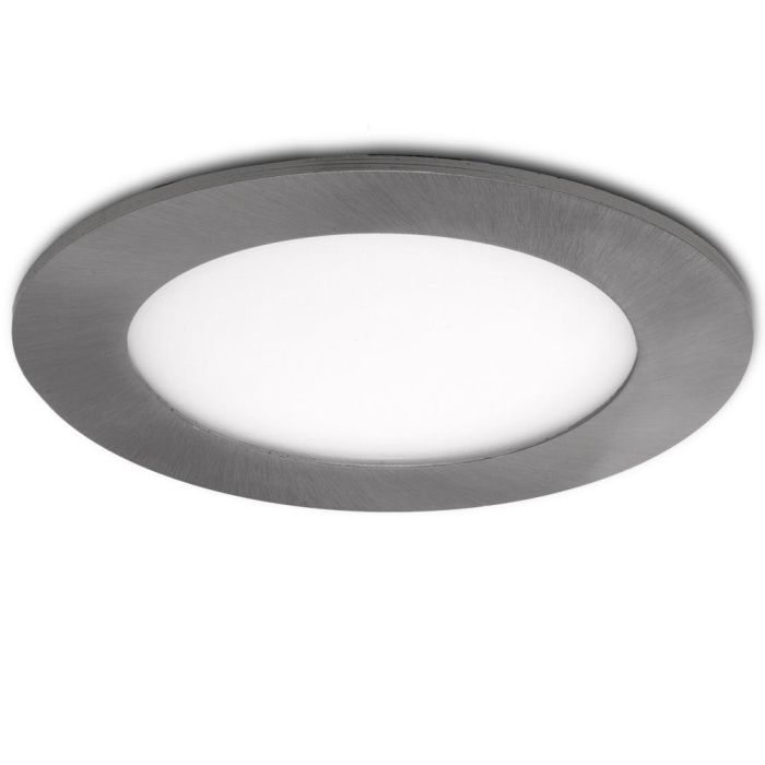 Placa LED Circular 9W 900Lm Níquel Satinado 230V AC Blanco Frío [HO-PLCIR9WHPNS-9W-CW] 1