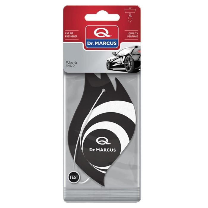 Dr. Marcus Ambientador Colgante Sonic Black DRM0373, Ambientador Coche Larga Duración con Perfumes Franceses