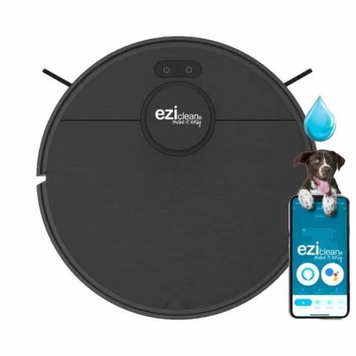 Eziclean EZI3760372558635 I-BOT Z6 MAX Robot aspirador y trapeador conectado, 150 min, 2 kPa, 0,43 L, Negro Eziclean EZI3760372558635 I-BOT Z6 MAX Robot aspirador y trapeador conectado, 150 min, 2 kPa, 0,43 L, Negro