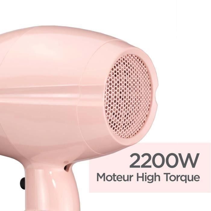 Secador de pelo Rose Blush 2200 Diseño BaByliss 5337PRE - Luz 1