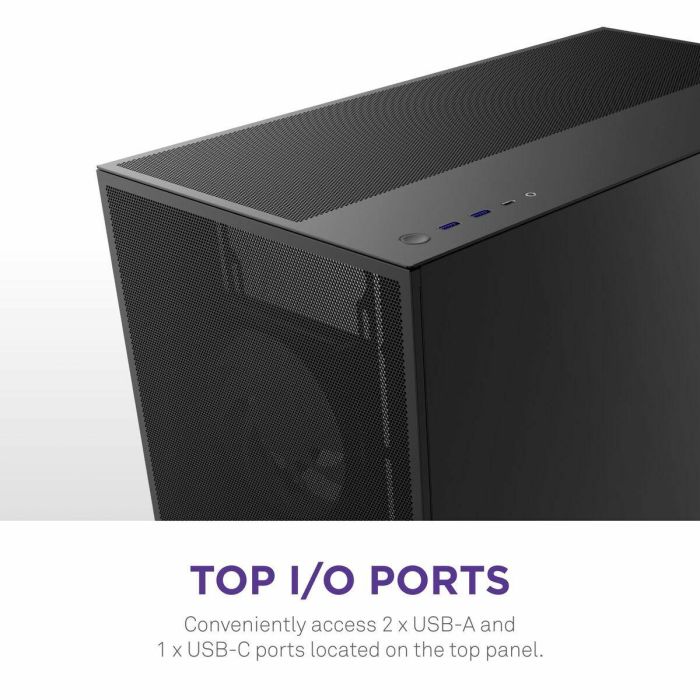 Caja Semitorre ATX NZXT H7 Flow Midi Negro 6 Caja Semitorre ATX NZXT H7 Flow Midi Negro 6