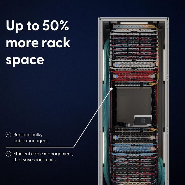 PATCHBOX patchbox.one Organizador de Cables Retráctiles para Rack de Red, 30RU, 24 Cables Cat.6a STP, Blanco 2 PATCHBOX patchbox.one Organizador de Cables Retráctiles para Rack de Red, 30RU, 24 Cables Cat.6a STP, Blanco 2