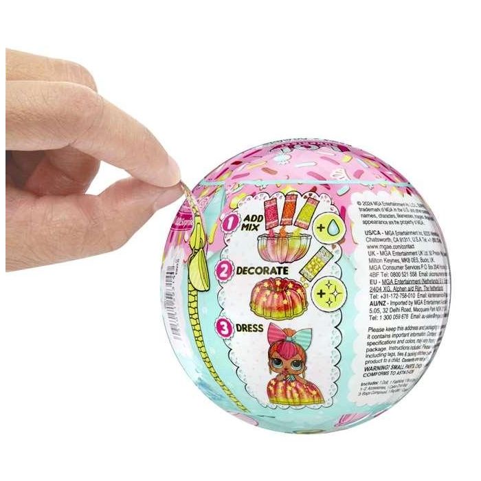 Bola l.o.l. surprise muñeca mix & make cake. haz tu propio vestido de tarta para tu l.o.l 9 cm - modelos surtidos 4 Bola l.o.l. surprise muñeca mix & make cake. haz tu propio vestido de tarta para tu l.o.l 9 cm - modelos surtidos 4