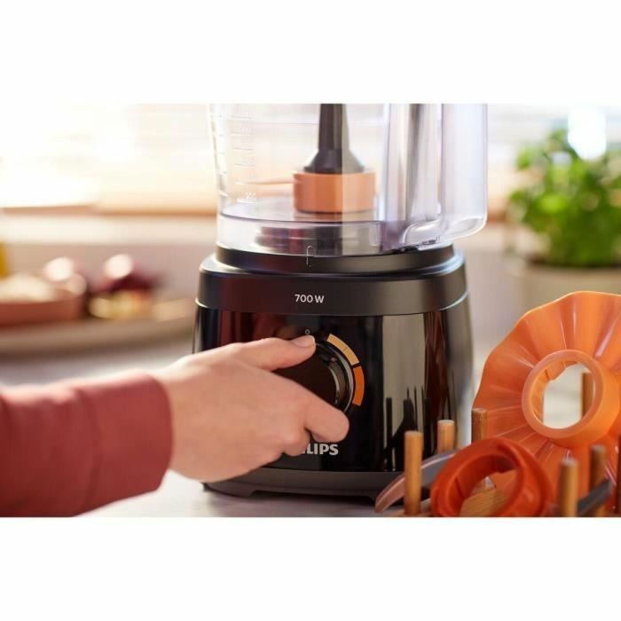 Philips HR7320/00 Robot de Cocina Multifunción 700 W, 19 Funciones, 1.5 L, Color Blanco 3