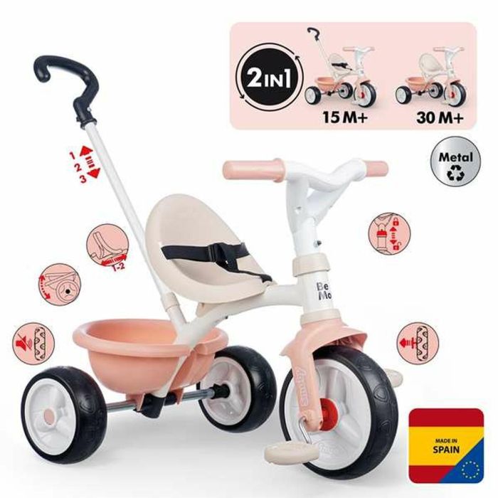 SMOBY - Be Move - Triciclo rosa Be Move 5 SMOBY - Be Move - Triciclo rosa Be Move 5