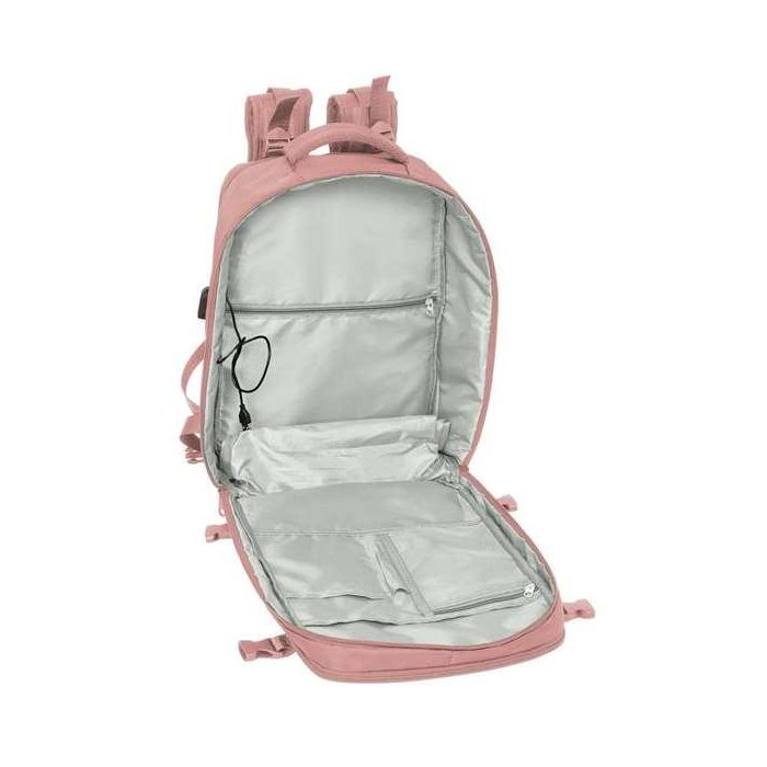 Safta Mochila Viaje Cabina Portatil 15,6" Rosa 29x44x19 cm 5