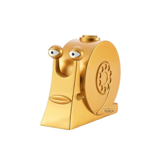 Banpresto Sofvimates Figura Coleccionable One Piece Den Den Mushi Dorado Caracol de Comunicación 9 cm PVC Edición Especial Banpresto Sofvimates Figura Coleccionable One Piece Den Den Mushi Dorado Caracol de Comunicación 9 cm PVC Edición Especial