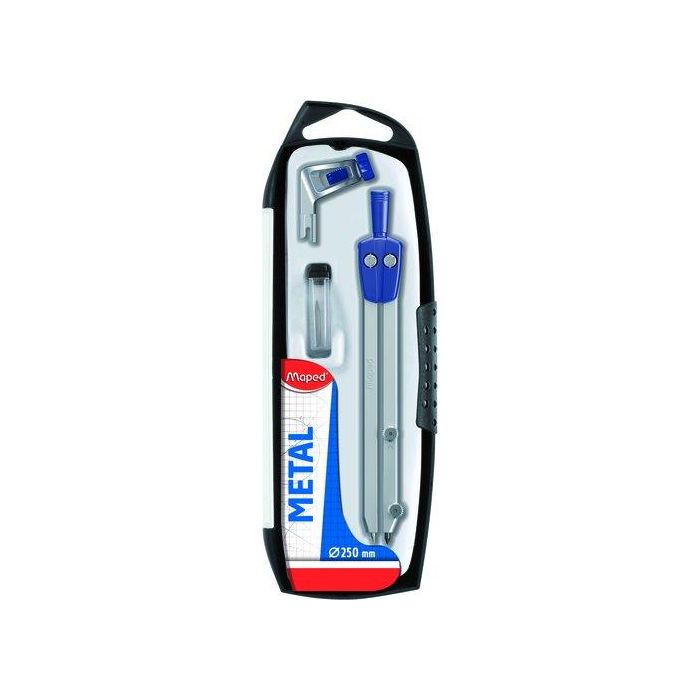 Maped Compás Start con mina de 12 mm, estuche de 3 piezas
