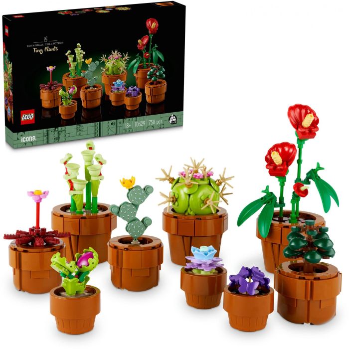 LEGO 10329 Plantas Diminutas Icons: Set de Construcción Adorno Floral para Adultos, 9 Especies Exóticas Sin Mantenimiento 2 LEGO 10329 Plantas Diminutas Icons: Set de Construcción Adorno Floral para Adultos, 9 Especies Exóticas Sin Mantenimiento 2