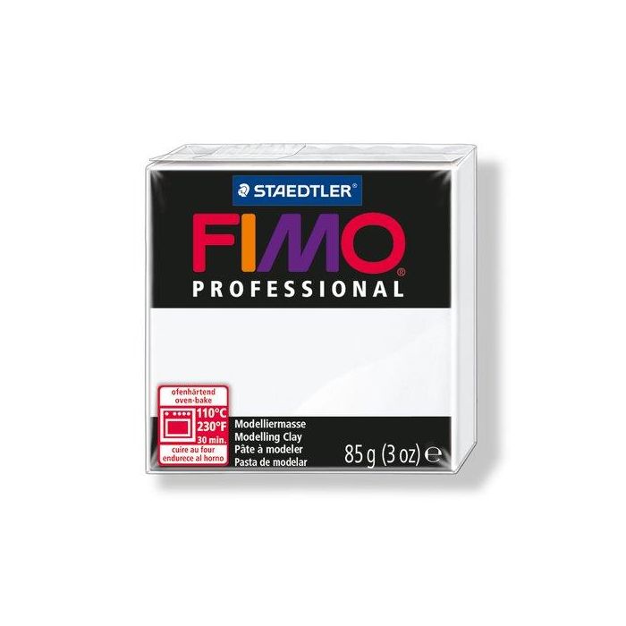 Pasta Modelar Fimo Professional Blanco 85 Gr. 4 unidades