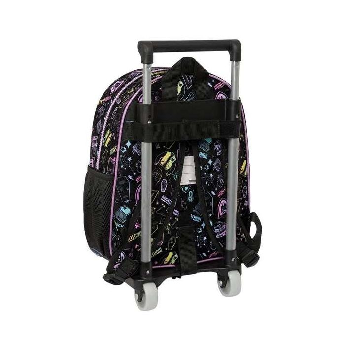 Mochila Escolar con Ruedas Monster High Negro 28 x 34 x 10 cm 1 Mochila Escolar con Ruedas Monster High Negro 28 x 34 x 10 cm 1